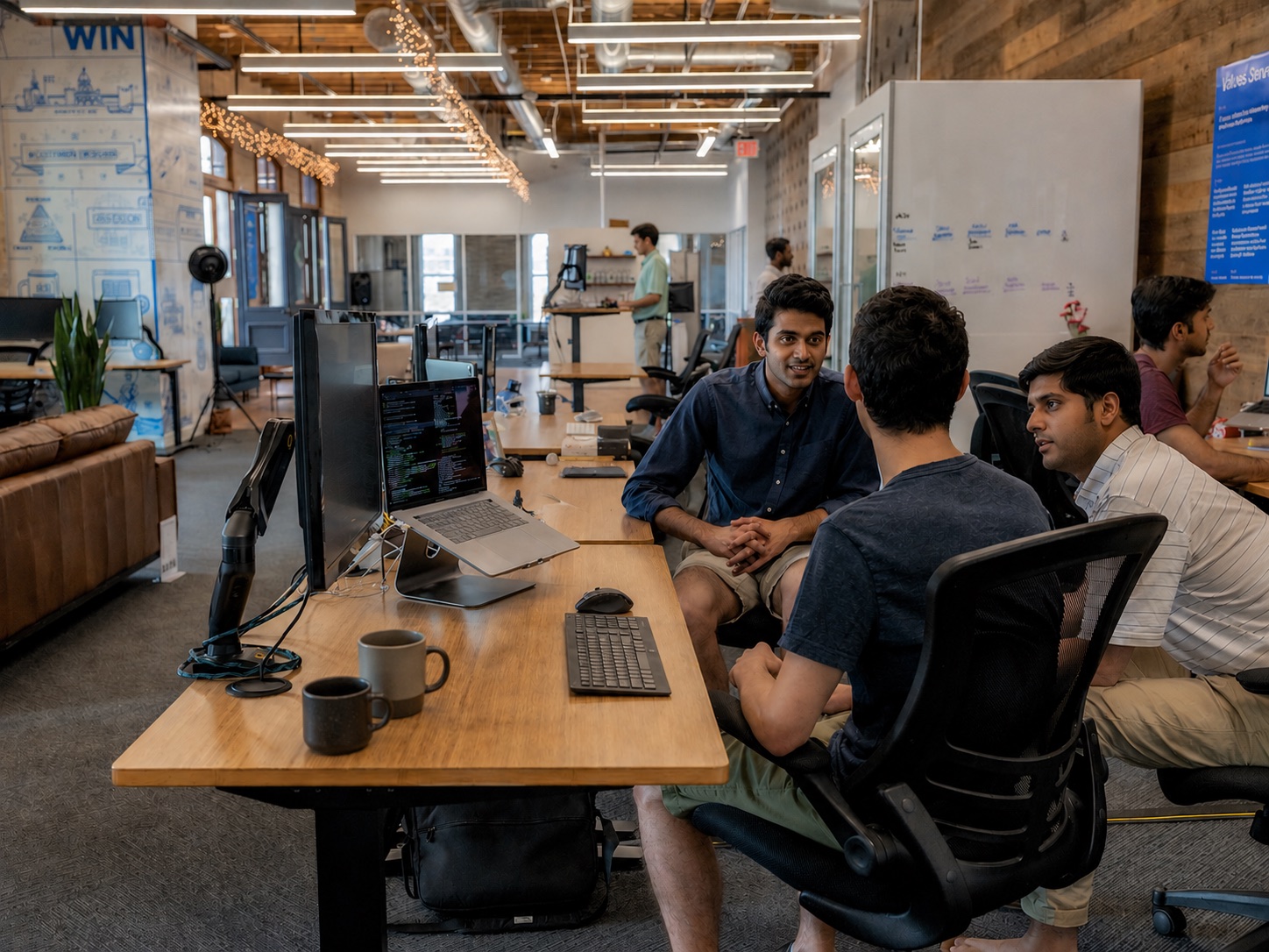 Team planning a growth strategy